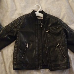 H&M leather Jacket toddler